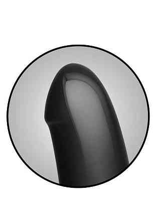 Анальний плаг з ділдо Doc Johnson Kink - Dual Density SECONDSKYN Fuck Plug - Black Sex Aura Київ