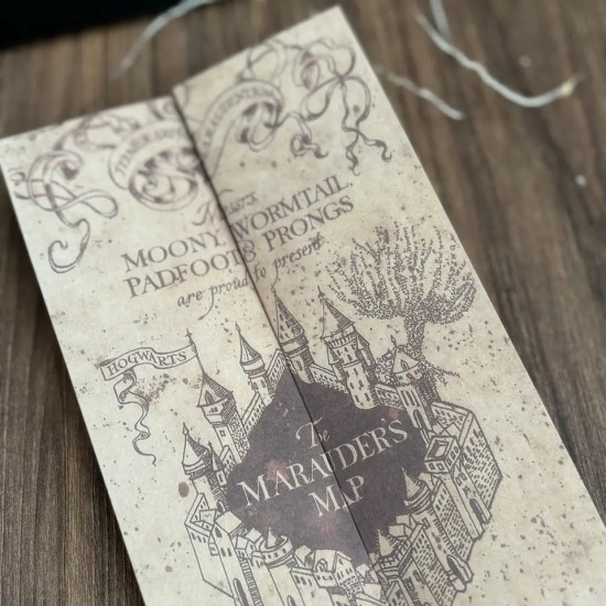 Колекційна карта мародерів — Гаррі Поттер Вінниця - фото 2