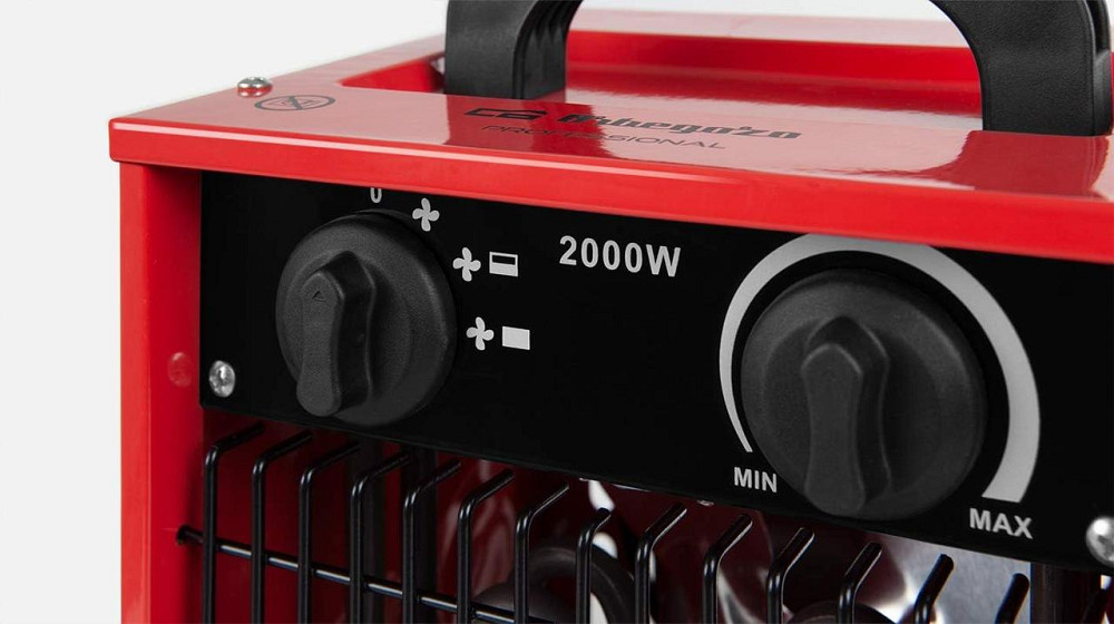 Уценка Тепловая пушка Промышленный вентилятор-обогреватель 2000 Вт, нагревательный элемент из нержавеющей стали Киев - изображение 4