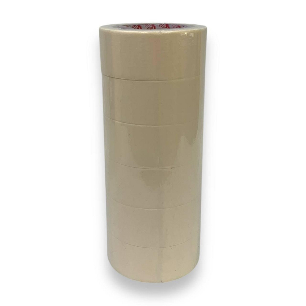 Малярный скотч белый 50 м Super Clear — клейкая лента для покраски, ремонта, отделки без следов клея Харьков - изображение 2