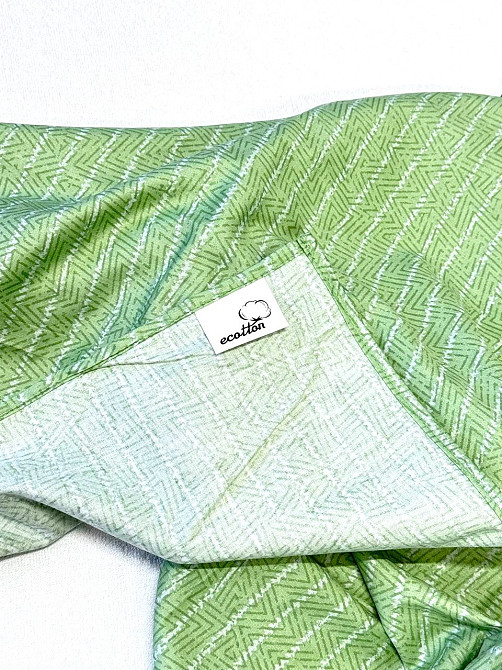 Ecotton Комплект постільної білизни Ecotton двоспальний 180х215 см Папороть зелена (21006АВ) Коломыя - изображение 6