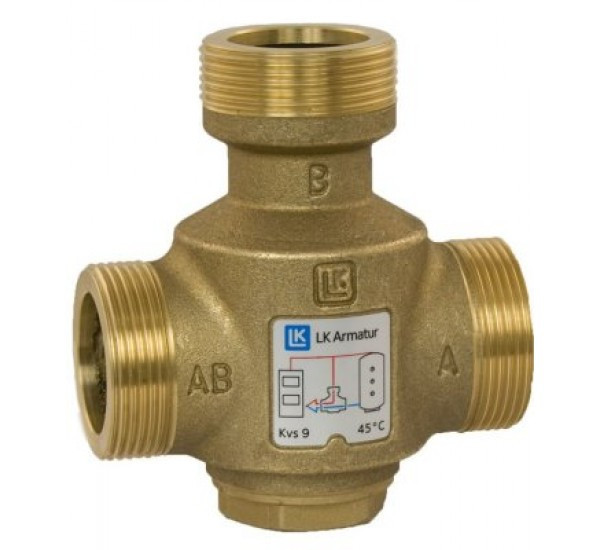 LK 823 Термічний 3-ходовий наливний клапан Thermovar 1 1/2 ЗЗЗ 55C Киев - изображение 1