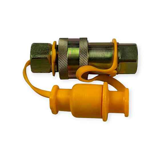 Разъем М 22x1.5 (евро с заглушкой) желтый пневматический Мукачево