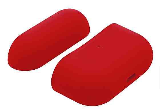 Чехол for AirPods PRO Silicone Case Slim COLOR BOX Red Киев