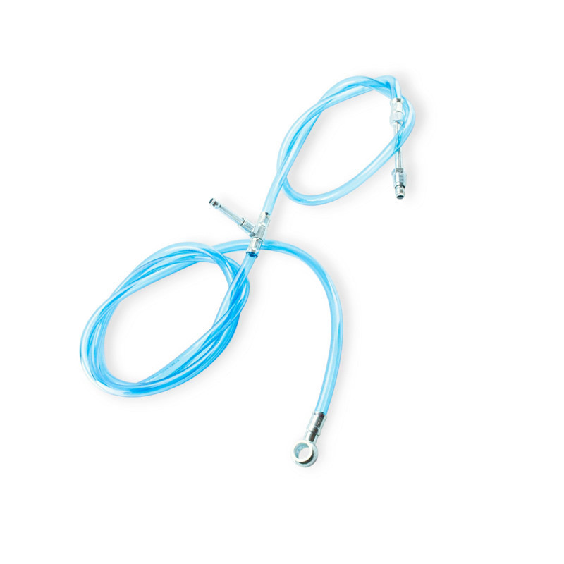 Топливопровод давления 3 штуцера пласт. МТЗ L=2900мм (тройник в бак) силикон низкого Мукачево - изображение 1