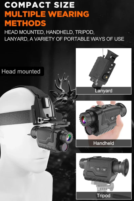 Монокуляр ночного видения NV8260 4K 1080P HD 8-кратным цифровым зумом Винница - изображение 7