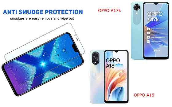 Захисне скло NeoGlass для OPPO A17k, OPPO A18 – надпрозоре та стійке Київ