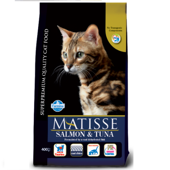 Сухий корм Farmina Matisse Adult Salmon & Tuna для дорослих котів, лосось та тунець, 400 г Київ