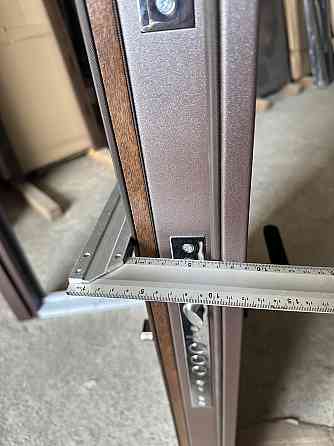 Двери уличные Redfort, модель НИКА Браун (Металл/МДФ), 2 контура Киев