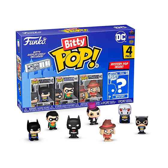 Набір ігрових фігурок Bitty Pop! серії DC (4 фігурки асорт.) Дніпро