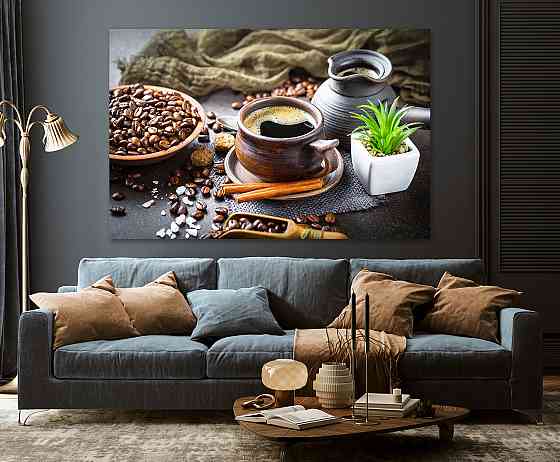 Картина холст в гостиную / спальню   Запашна кава   MLP_331 Киев