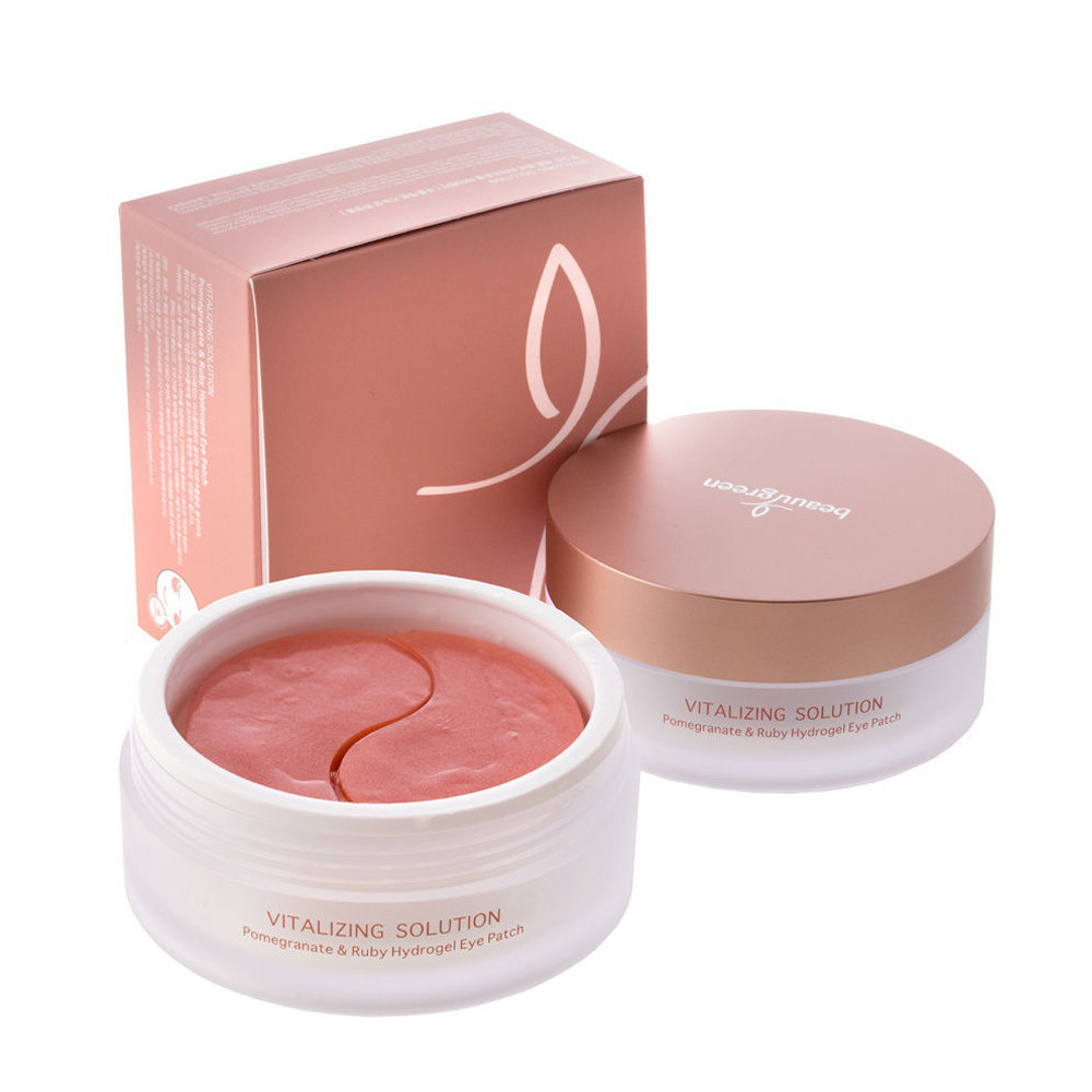 Гидрогелевые патчи стандартного размера Pomegranate and Ruby Hydrogel Eye Patch BeauuGreen 60 шт Киев - изображение 3