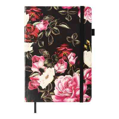 Книга записна Buromax Cherie А5 96 аркушів, без лініювання чорний (BM.295005-01) Вінниця