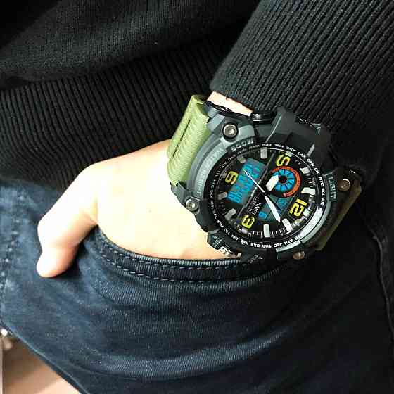 Мужские водостойкие спортивные тактические наручные часы, Спортивные водонепроницаемые часы RX-71 Львов