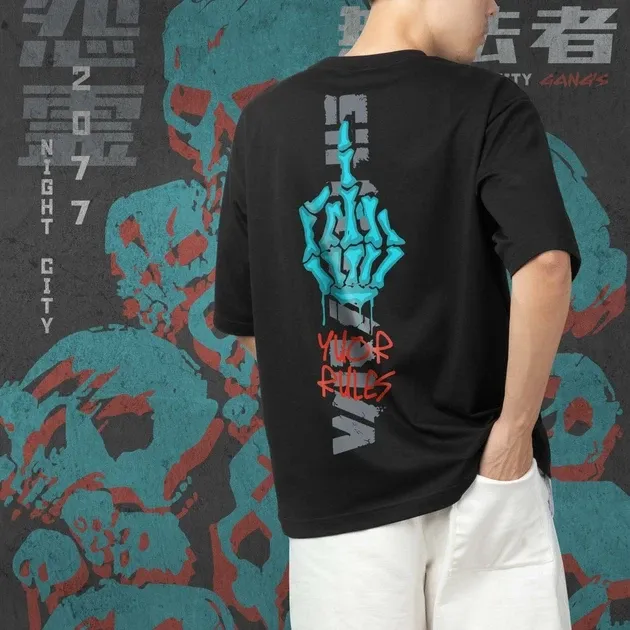 Футболка для подростка мальчика с принтом Cyber Punk Wraith140 Yuor Rule140 Размер 160 Anime11054 Днепр - изображение 4