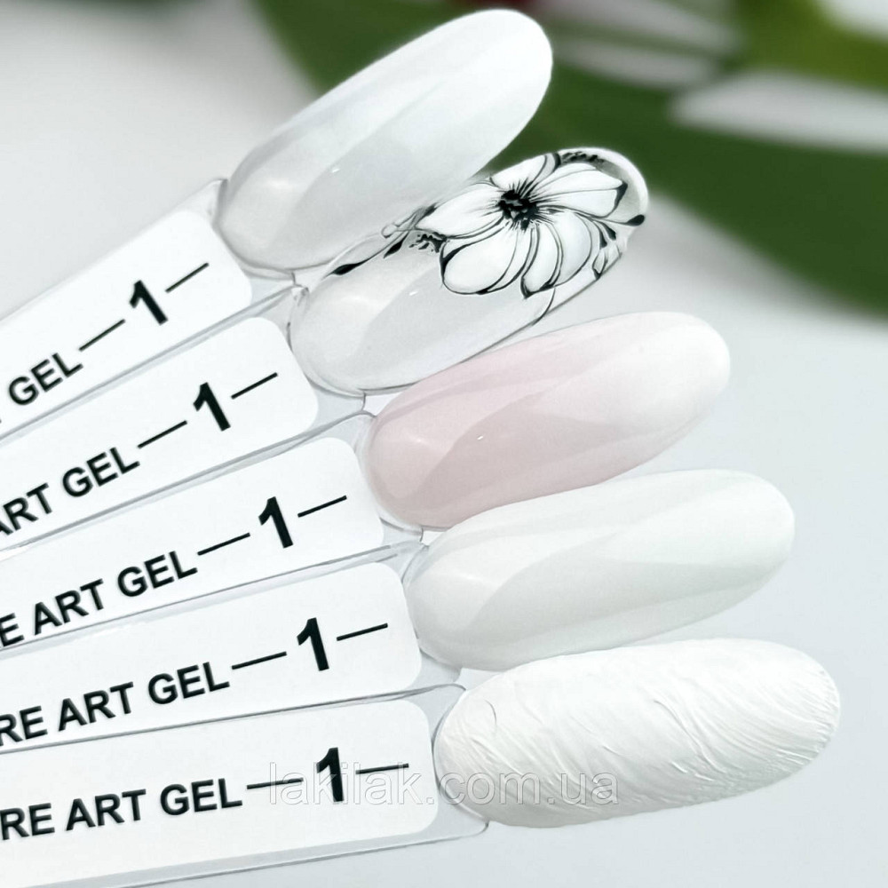 Гель-фарба для омбре Crooz Art gel ombre № 01 (молочно-білий) 3мл Херсон - фото 1