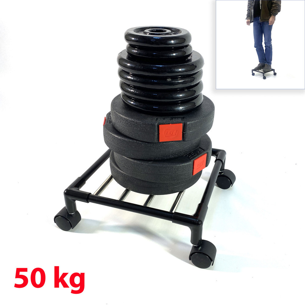 Мобільна  підставка для квітів на колесах Bibi, металева, під важки вазони. Бориспіль - фото 6