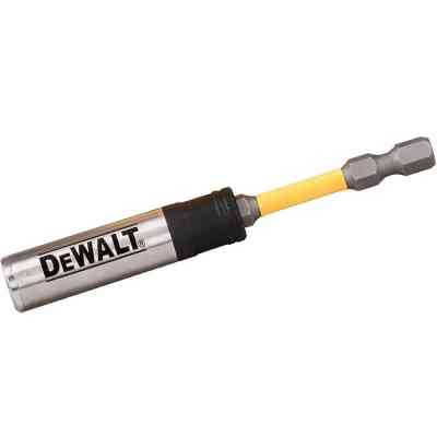 Тримач для біт DeWALT магнітний, EXTREME Impact, L = 92 мм, хвостовик 1/4, 1 шт (DT90393) Вінниця