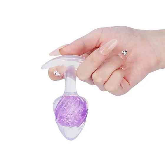 Анальная пробка Liebe Seele Icecream-shaped Crystal Anal Plug - Purple Small Sex Aura Киев