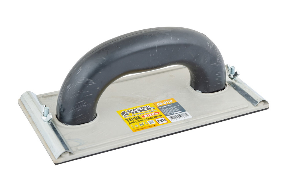 MASTERTOOL Терка пластикова для сітки абразивної MASTERTOOL 101×217 мм жорстка платформа PVC 4 Коломия - фото 2