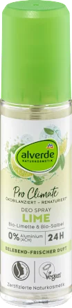 Alverde NATURKOSMETIK Deo Zerstäuber Limette Salbei Дезодорант-спрей з лаймом та шавлією 75 ml Київ - фото 1