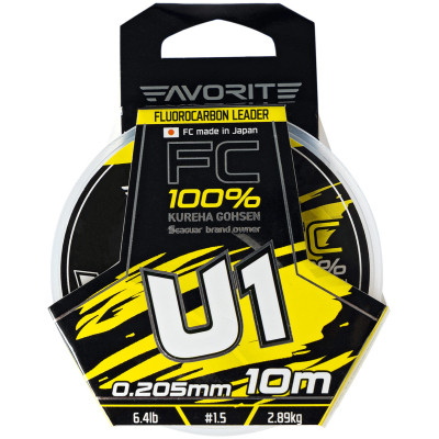 Флюорокарбон Favorite U1 FC 10m 1.5/0.205mm 6.4lb/2.89kg (1693.11.77) Вінниця - фото 2