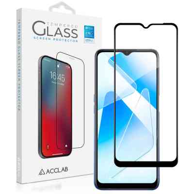 Скло захисне ACCLAB Full Glue Oppo A55 5G Black (1283126522086) Вінниця