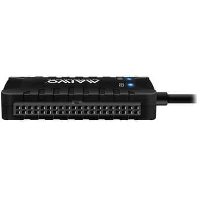 Адаптер Maiwo USB 3.0 to 2.5/3.5&apos;&apos; IDE/SATA HDD/SSD, 5.25&apos;&apos; CD-R, PA 2V/2A (K132U3IS) Вінниця
