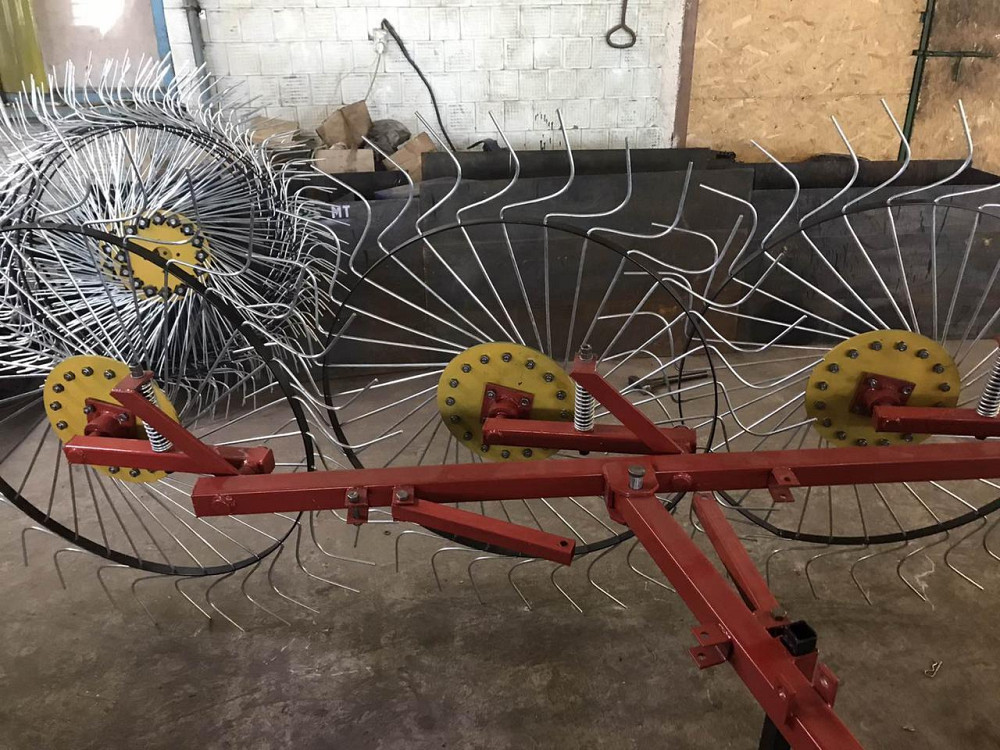 Сеноворошилка Солнышко на 3 колеса ТМ АРА (3 точки, мототрактор) Харьков - изображение 6