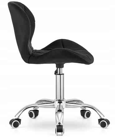 Крісло офісне комп'ютерне Bonro BN-531 велюр робоче для комп'ютера офісу дому Чорний Київ