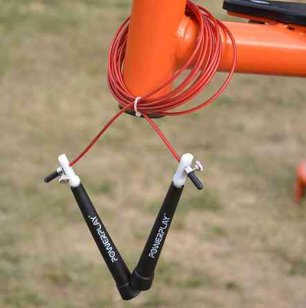 Скакалка швидкісна спортивна PowerPlay 4202 Ultra Speed Rope Червона (2,9m.) Київ