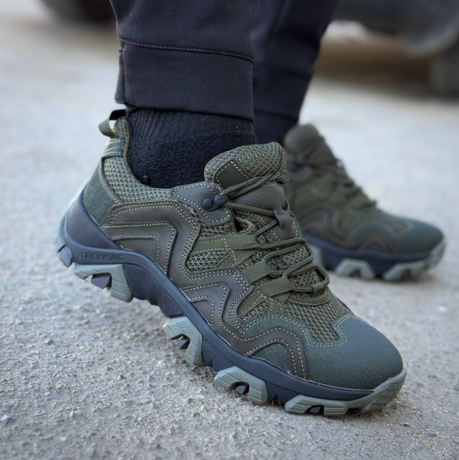 Мужские тактические кроссовки олива – армейские летние, легкие, комфортные, для тренировок, полиции и спецназо Львов - изображение 8
