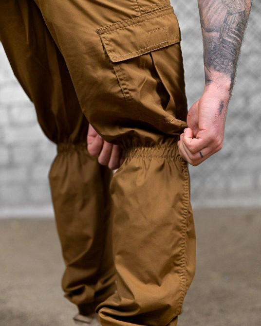 Летние тактические штаны джогеры карго койот мужские Одесса - изображение 6