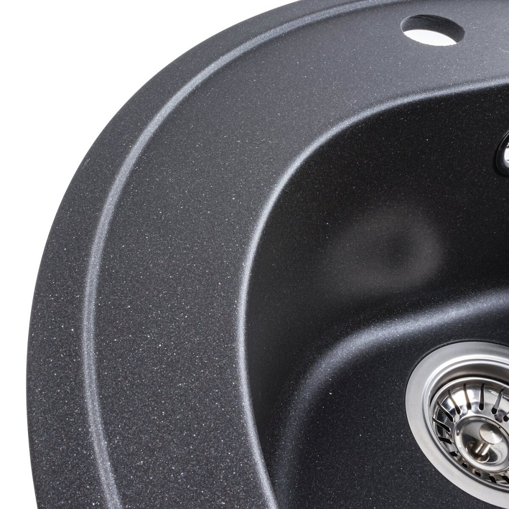 VALESO Гранітна мийка для кухні VALESO LUNA 510 матова Моріон Киев - изображение 4