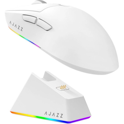 Мышка Ajazz AJ139 V2 MC Wireless/Bluetooth/USB White (AJ139-V2-MC-W) Винница - изображение 8