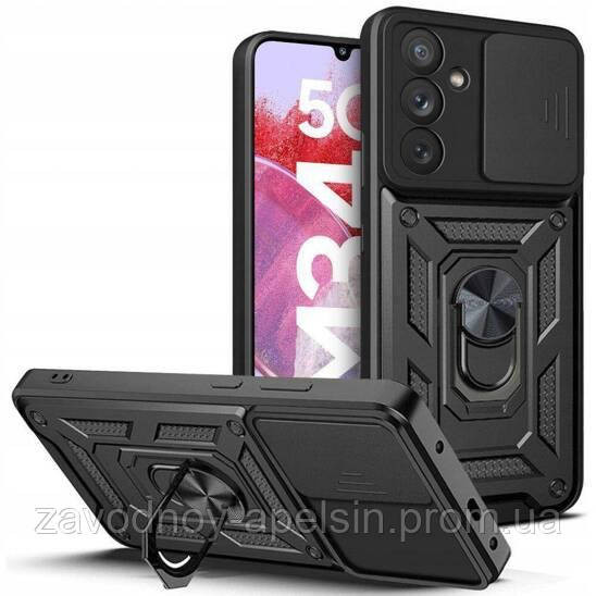 Samsung A55 A556 Чохол протиударний Шторка (чорний) Одеса - фото 1