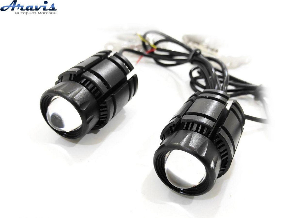 Лазерна фара (Bi) 40W (W/W) (MINI) 8-80V корпус IP 68 (к-т 2шт) Лазерні автомобільні фари Харків - фото 1