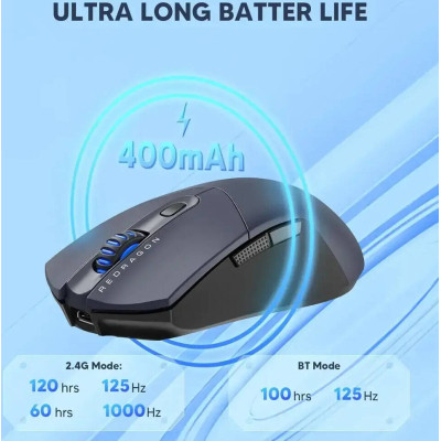 Мишка Redragon M917GB ST4R Pro Wireless/Bluetooth Black (72209) Вінниця - фото 5