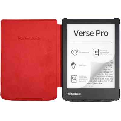 Чехол для электронной книги Pocketbook 6" Shell cover PB629/634 red (H-S-634-R-WW) Винница