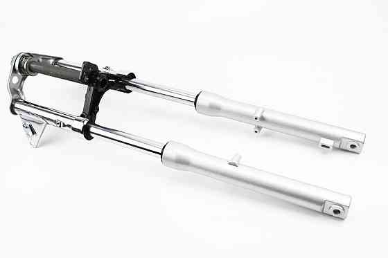 Амортизатор передній (пір'я), лів., правий. к-кт L-660мм; d-27мм + траверс + кріплення фари, тип 1 Київ