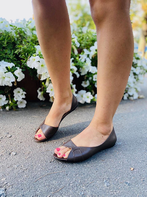 VSN Балетки жіночі VSN Ника капучіно (весна-літо, шкіра натуральна) (3586) 36р.37р.38р. Коломыя - изображение 4