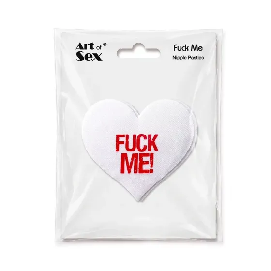 Пестис-сердечка Art of Sex - Fuck me, білий Львів