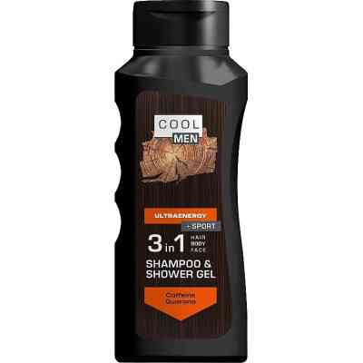 Гель для душа Cool Men Ultraenergy 2 в 1 400 мл (4823015936227) Винница