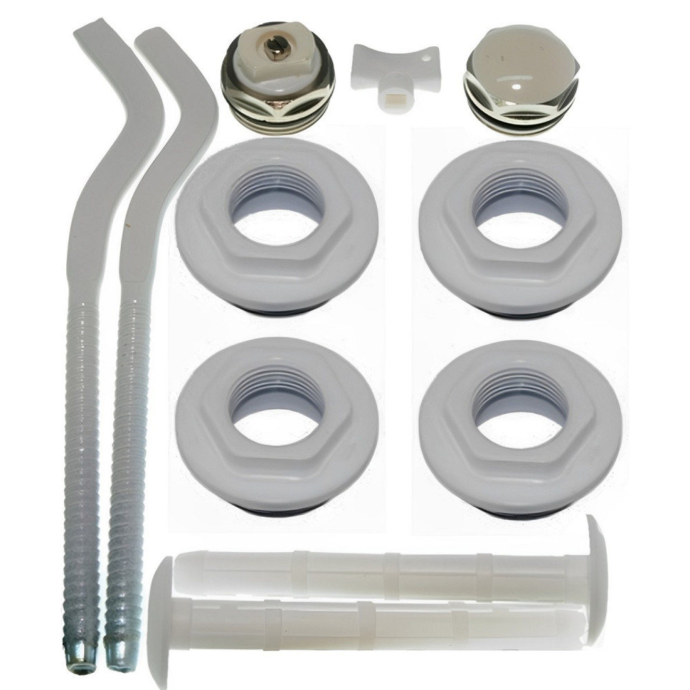 Комплект футорок секційного радіатора CRISTAL NR-2013 1/2″ з 2-кронштейнами (HT 405) Тернопіль - фото 1