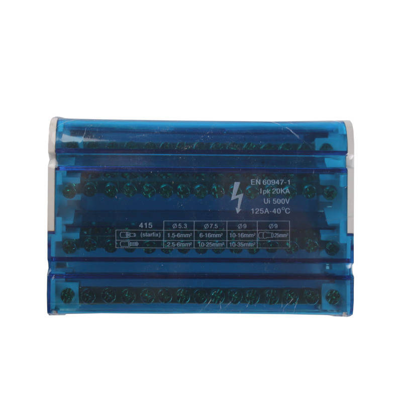 Шина нулевая в корпусе (кросс-модуль) 4х15, 125A Днепр - изображение 2