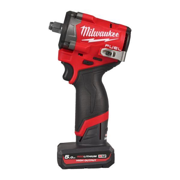 Гайковерт високомоментний MILWAUKEE 1/2" (746 Нм) M12 FCIWF12G3-502X (+2 акумулятори, зарядний пристрій, HD Одеса - фото 5