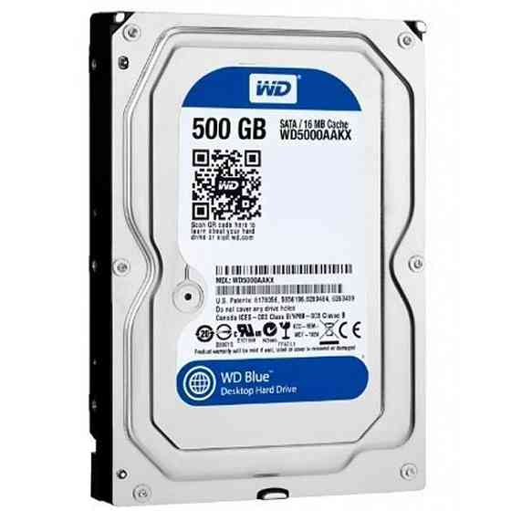 Накопичувач HDD SATA  500GB WD Blue 7200rpm 16MB (WD5000AAKX) Refurbished ( 26869 ) Харків