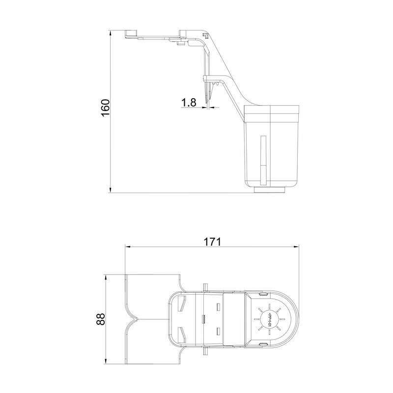 Холдер для освіжаючих пігулок для унітазу Koer KT-0704 для KT-0407 (KR5710) ( 11956 ) Харьков - изображение 2