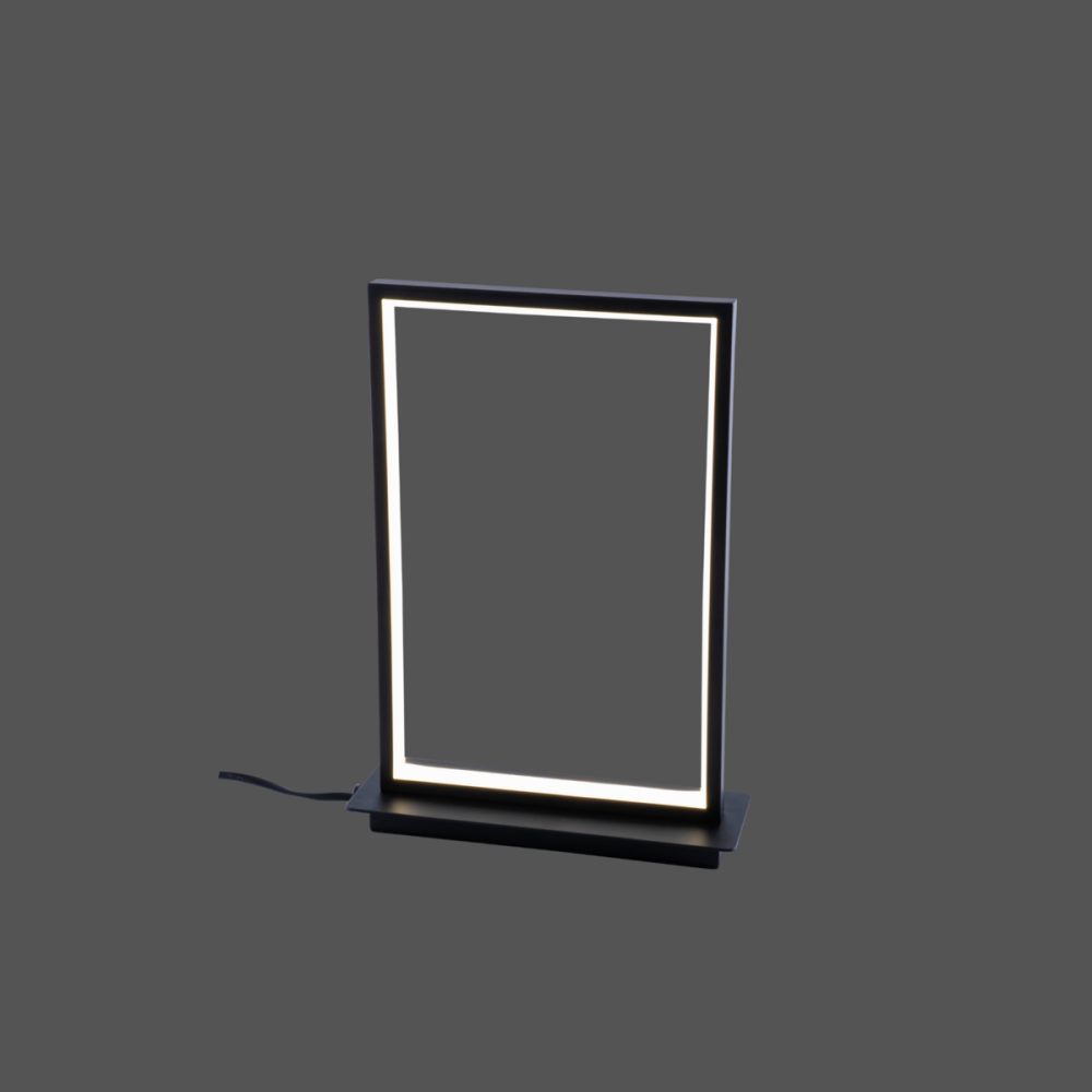 VALESO Настільна лампа світлодіодна акрилова VALESO 22801TL BK чорна Київ - фото 1