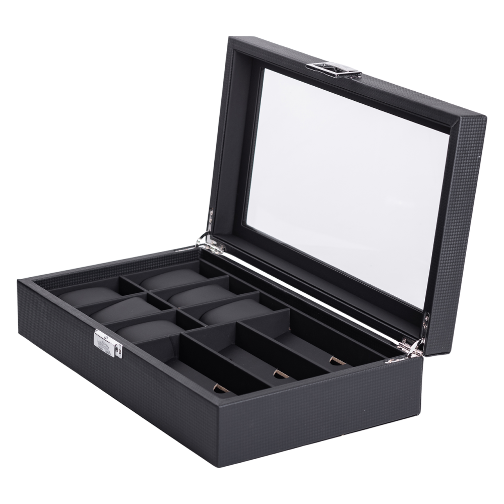 Скринька-футляр для годинників та окулярів з накидним замком 35,5х21х9,5 см HP-5-9 Коломия - фото 1